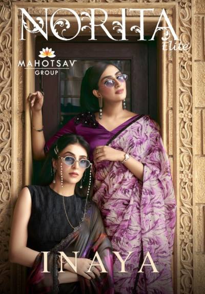 MAHOTSAV INAYA 43803 TO 43813 DESIGNER SILK SAREE WHOLESALER IN INDIA